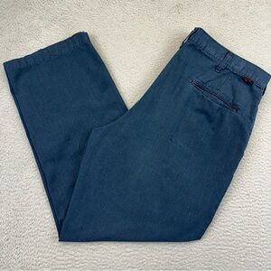 Workrite Pants Mens 36 Blue FR Flame Resistant HRC2 Work‎ Wear Mechanic Straight